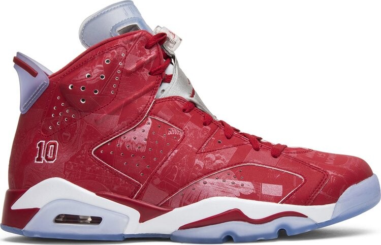 

Кроссовки Air Jordan 6 Retro Slam Dunk, красный