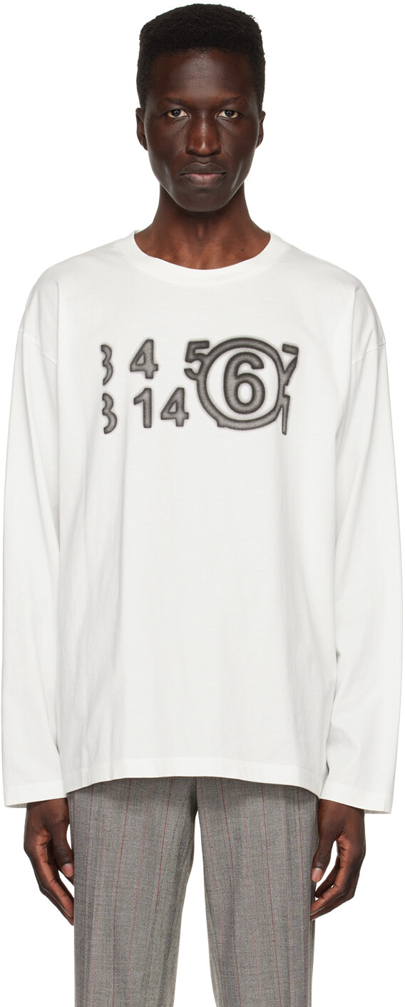 

Футболка с длинным рукавом Off-White Zoom MM6 Maison Margiela