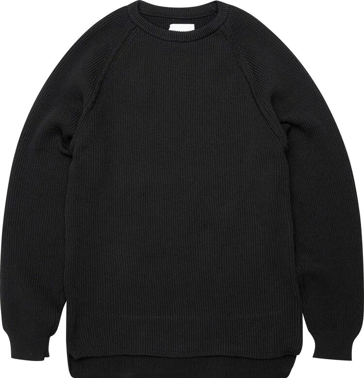 

Свитер nanamica 5G Crew Neck Sweater 'Black', черный