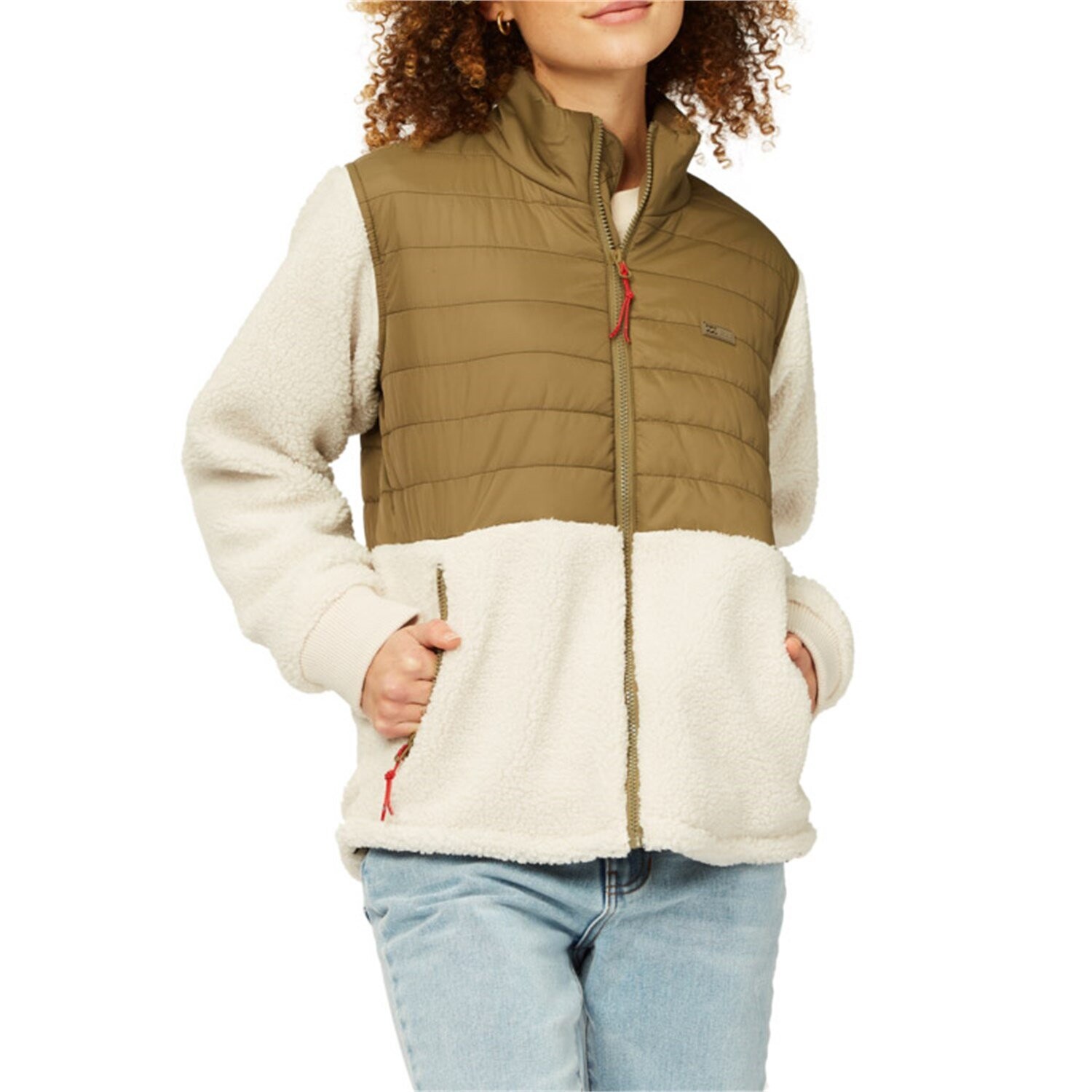 

Куртка Billabong Campside, шалфейный, Белый