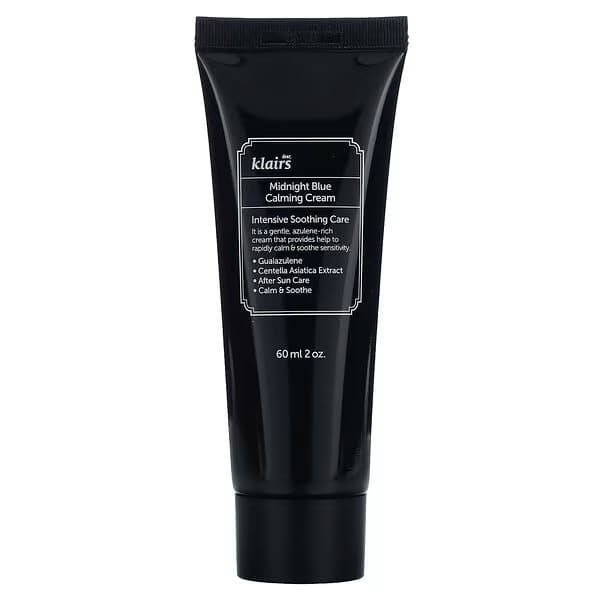 Ночной крем для лица с пептидами и гиалуроновой кислотой Dear, Klairs Midnight Blue Calming Cream, 60мл глубокоувлажняющий ночной крем для лица midnight blue calming cream крем 60мл