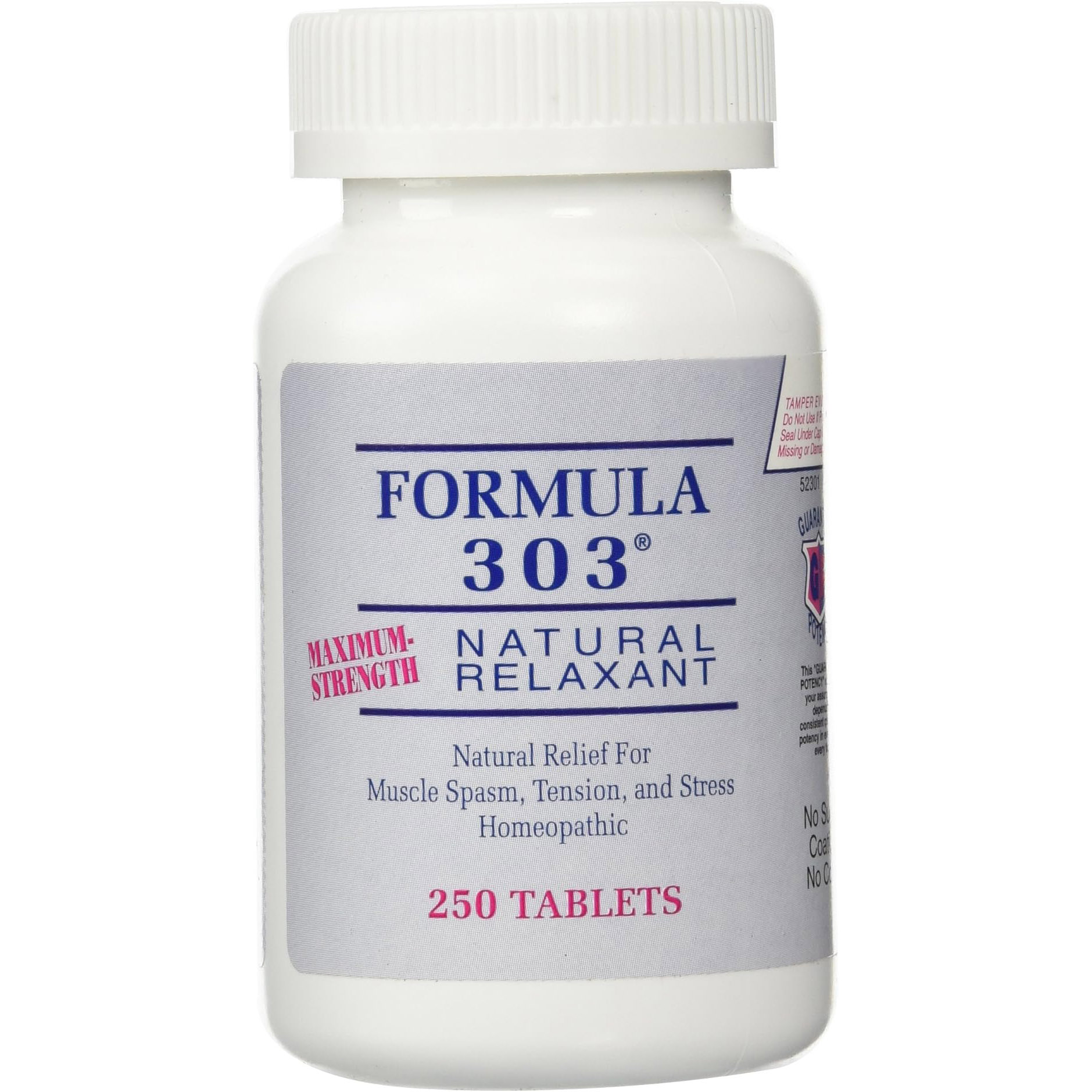 цена Натуральный релаксант Dee Cee Laboratories Formula 303, 250 таблеток