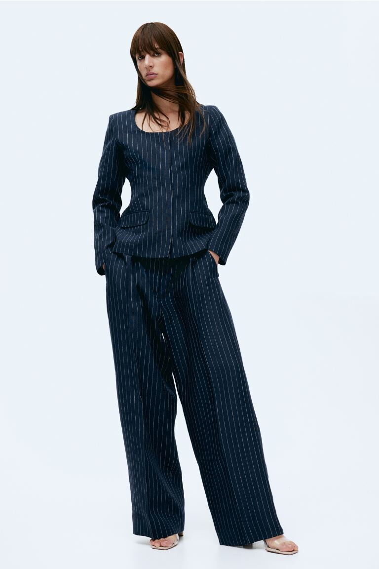 

Брюки с воздушными штанинами H&M, синий