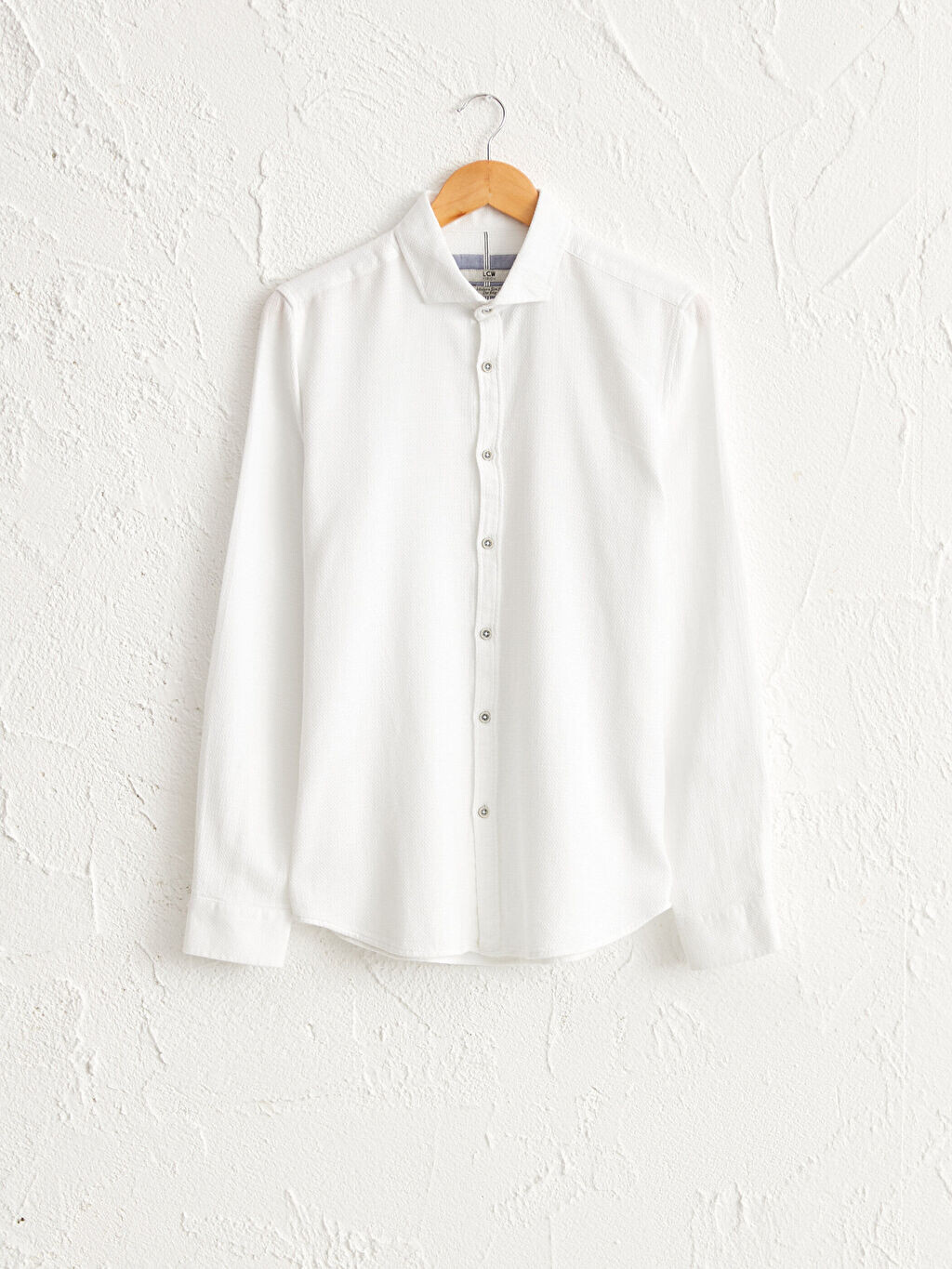 

Рубашка Dobby Slim Fit с длинными рукавами LCW Vision