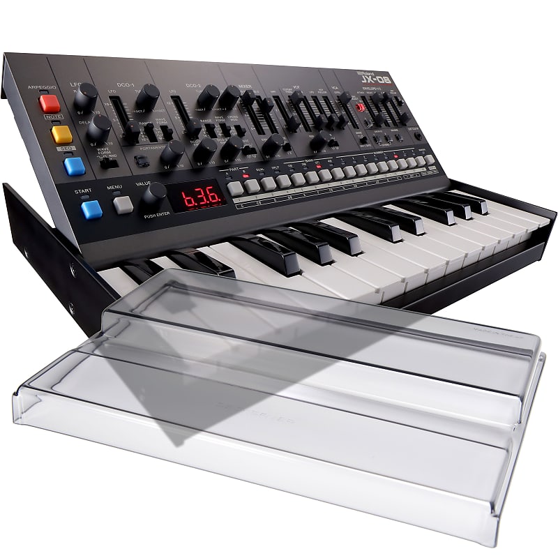Модуль синтезатора Roland Boutique JX-08 с клавишным блоком K-25m - комплект Decksaver