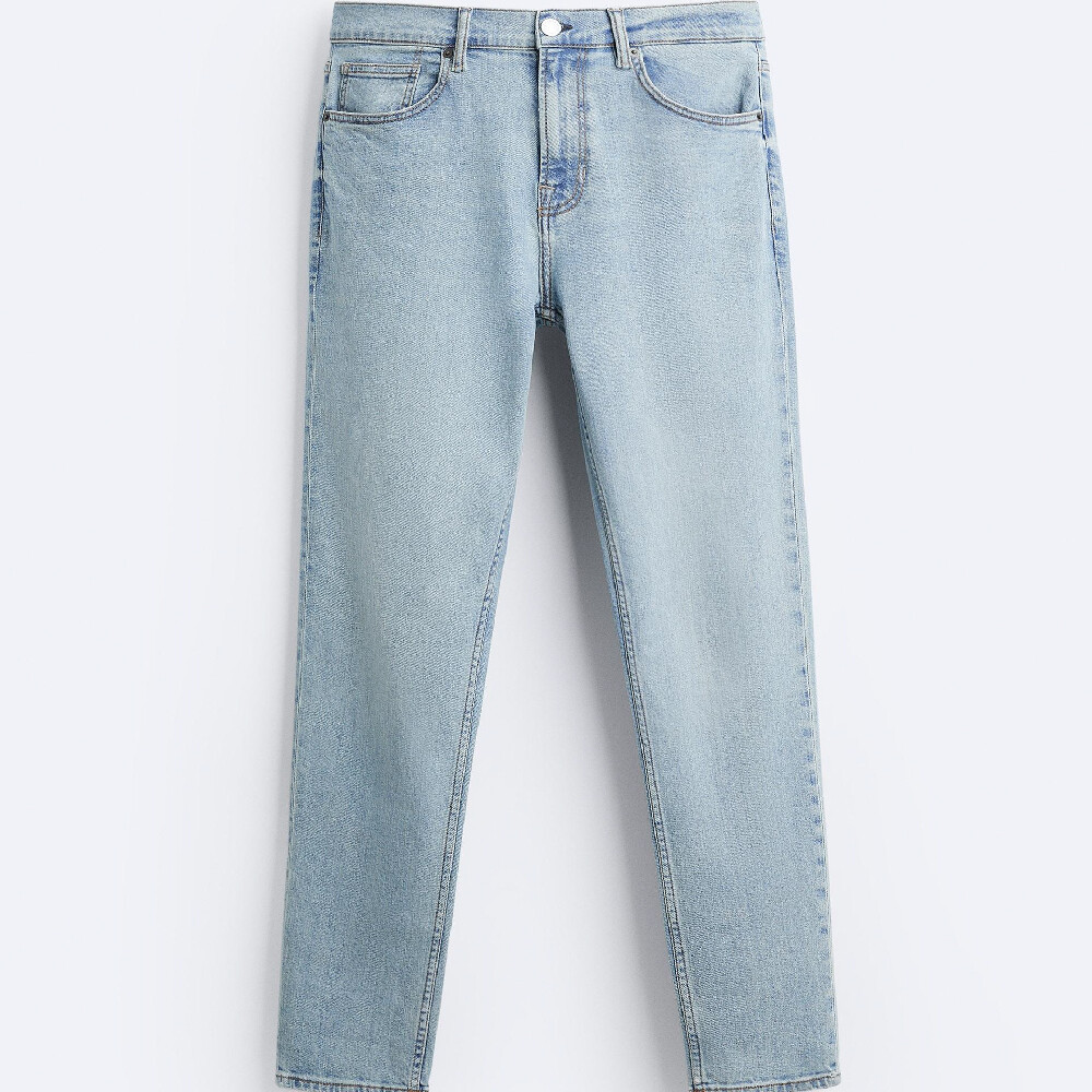 

Джинсы Zara Slim Fit, светло-синий