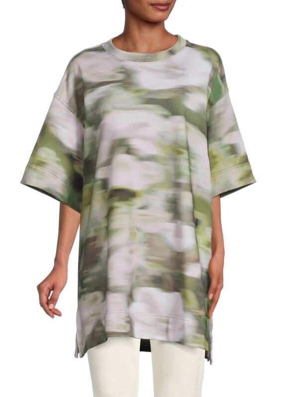 

Футболка оверсайз с принтом Dries Van Noten Green