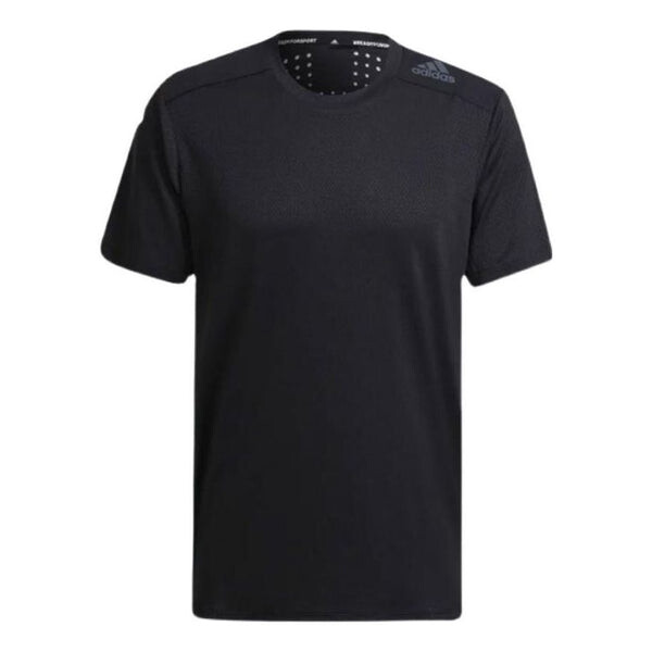 Футболка Adidas Sports Training Casual Round Neck Short Sleeve Black, Черный