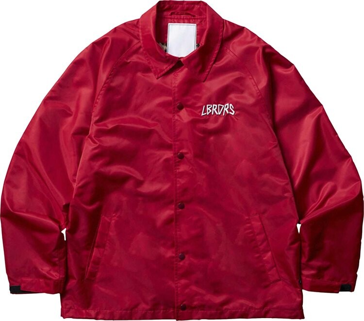 

Куртка Liberaiders Metal Logo Nylon Coach Jacket Red, красный