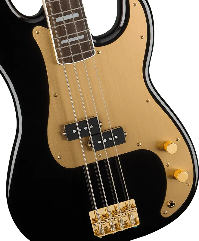 

Squier 40th Anniversary Gold Edition Precision Bass 2022 - Present Black