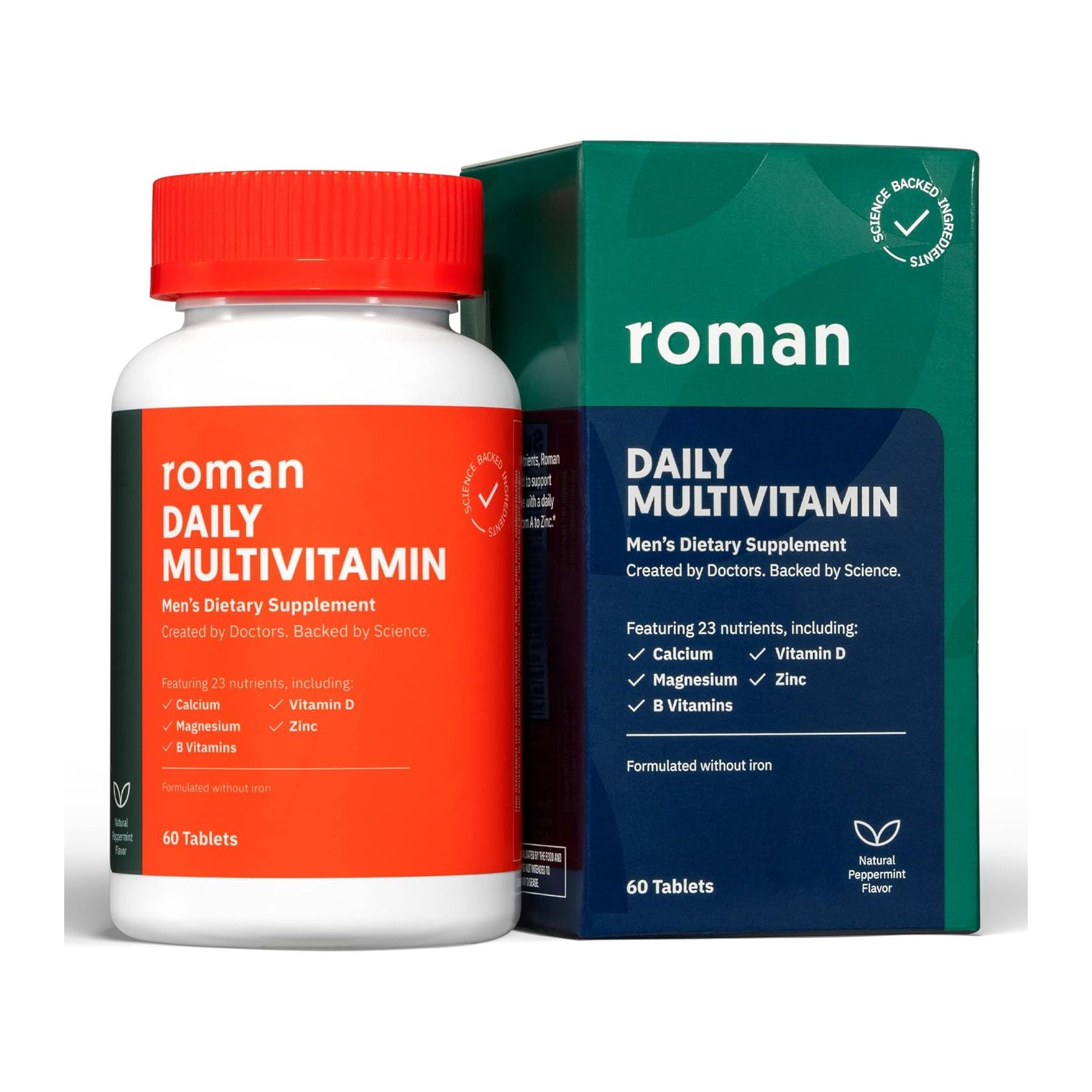Мультивитамины Roman Daily For Men 23 Key Nutrients, 60 таблеток