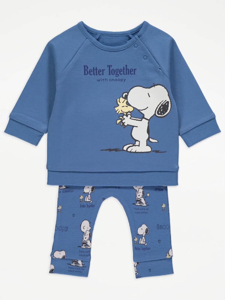 

Толстовка и брюки Snoopy Blue Better Together George., синий