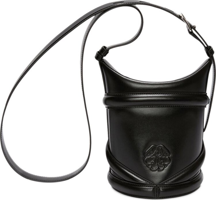 

Сумка Alexander McQueen The Curve Shoulder Bag Black, черный