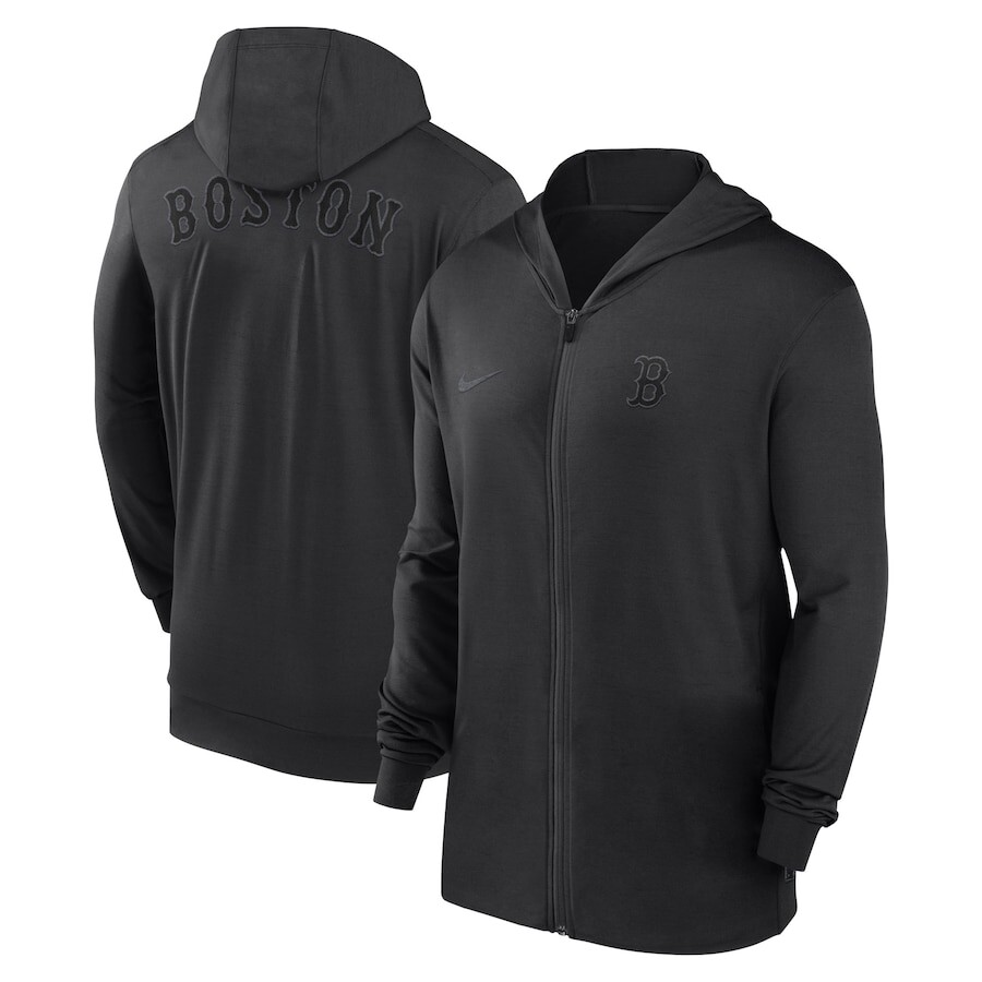 

Толстовка на молнии Nike Boston Red Sox, черный