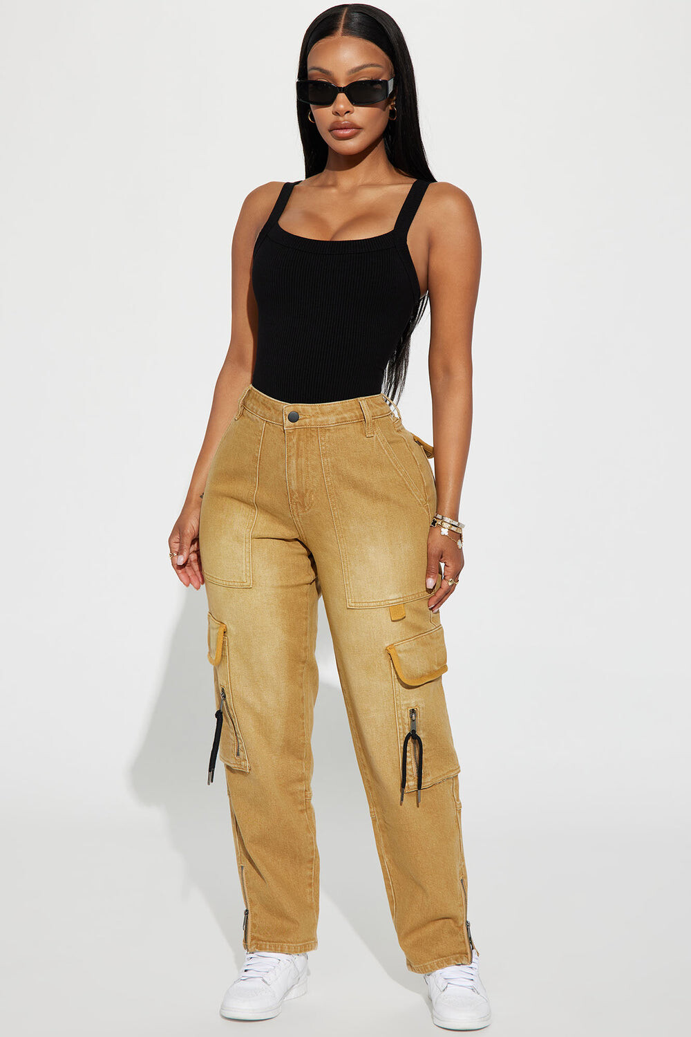 

Джинсы Fashion Nova FN1538KHA, загар