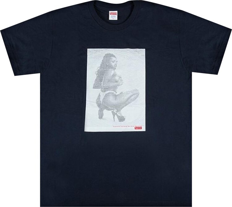 

Футболка Supreme Digi Tee 'Navy', синий