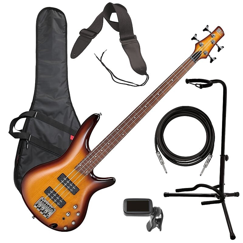 

Безладовая бас-гитара Ibanez SR370EF - Brown Burst BASS ESSENTIALS BUNDLE SR370EFBBT