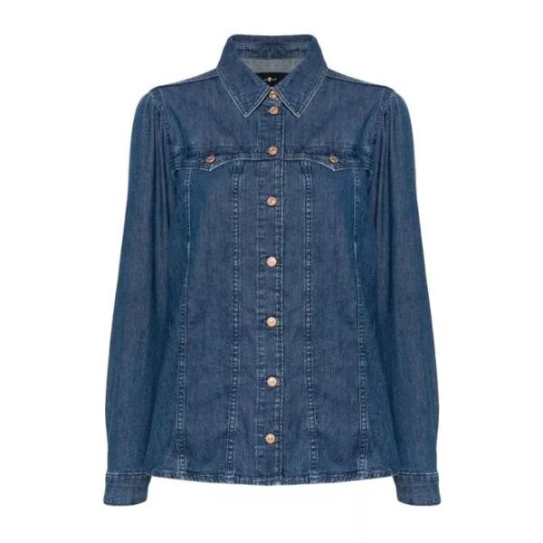 

Футболка western shirt dolly dark blue dark blue Seven For All Mankind, синий