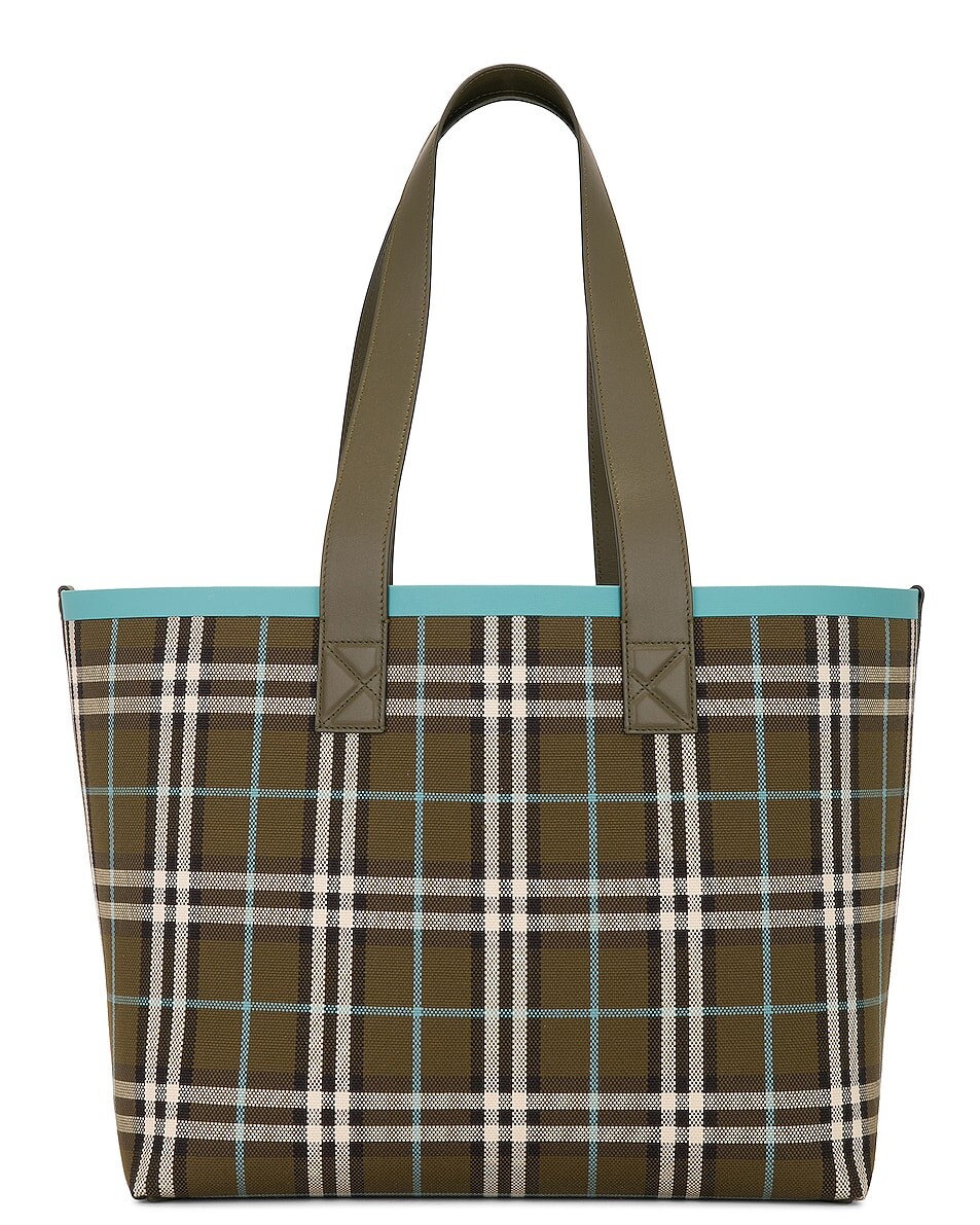 

Сумка-тоут Burberry Medium London Tote, цвет Olive Green