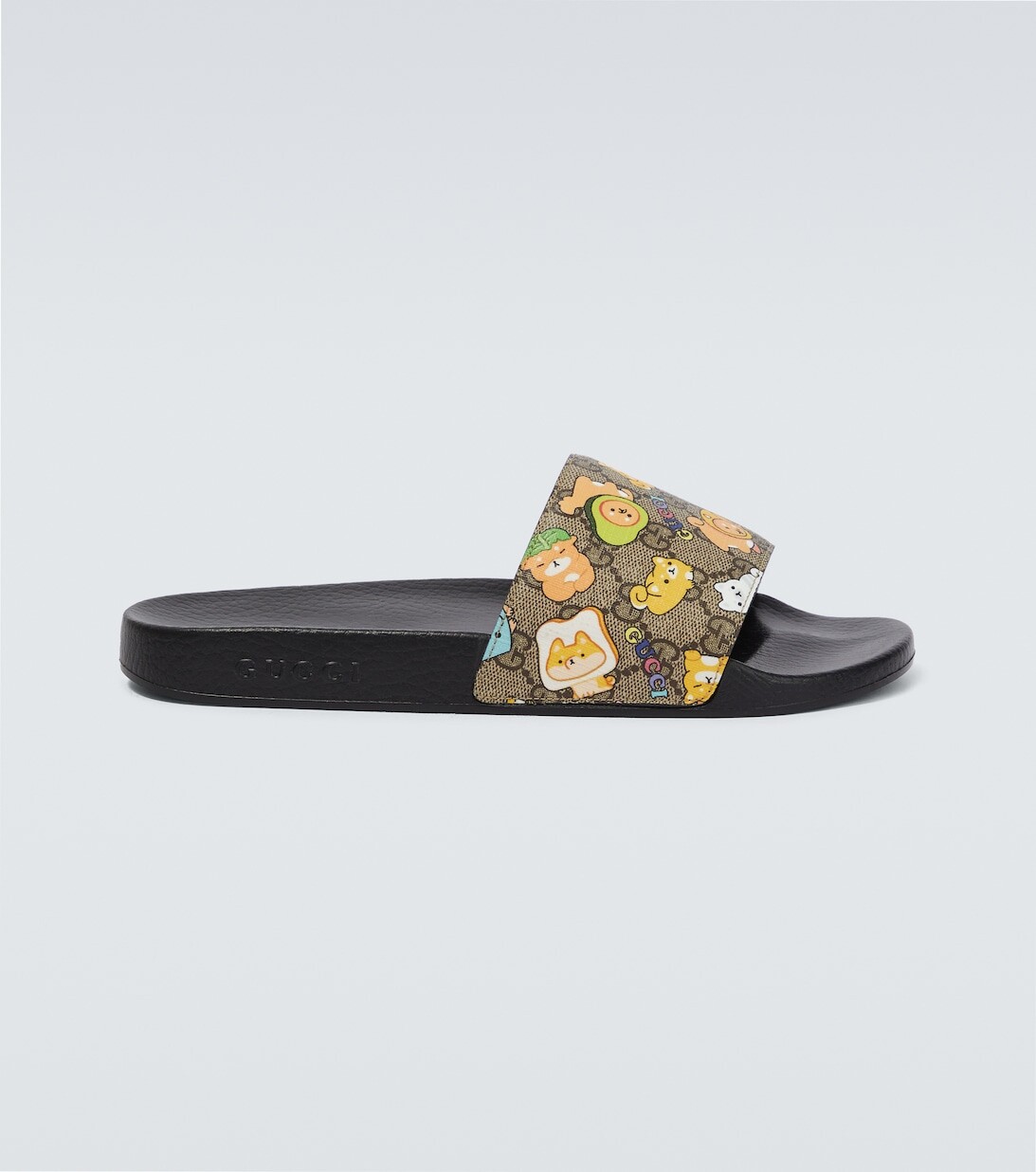 

Парусиновые шлепанцы Gucci Kawaii Web Gucci, разноцветный