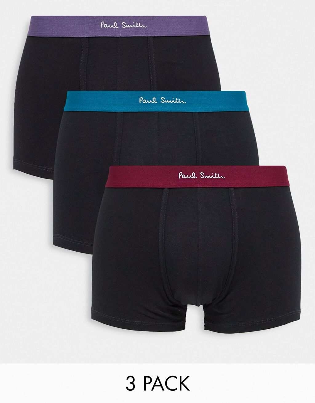 

Набор из трех черных плавок с поясом Paul Smith