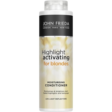 John Frieda Sheer Blonde Highlight Активирующий увлажняющий кондиционер для осветленных и мелированных светлых волос 500мл шампунь для волос john frieda увлажняющий активирующий шампунь для светлых волос sheer blonde