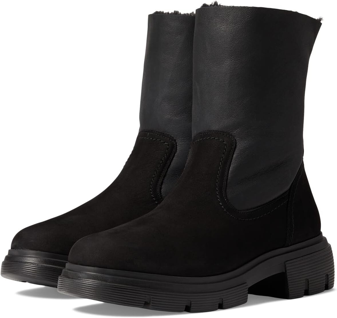 

Ботильоны Palmer Fluff Paul Green, цвет Black Double Face Sport Nubuck