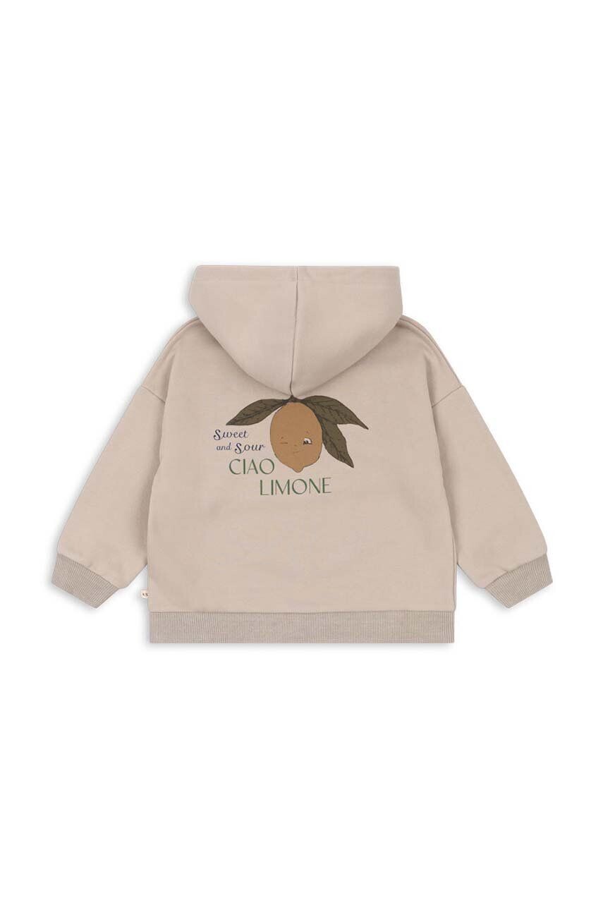 

Детская толстовка Konges Sløjd LOU SWEAT HOOD OCS, бежевый