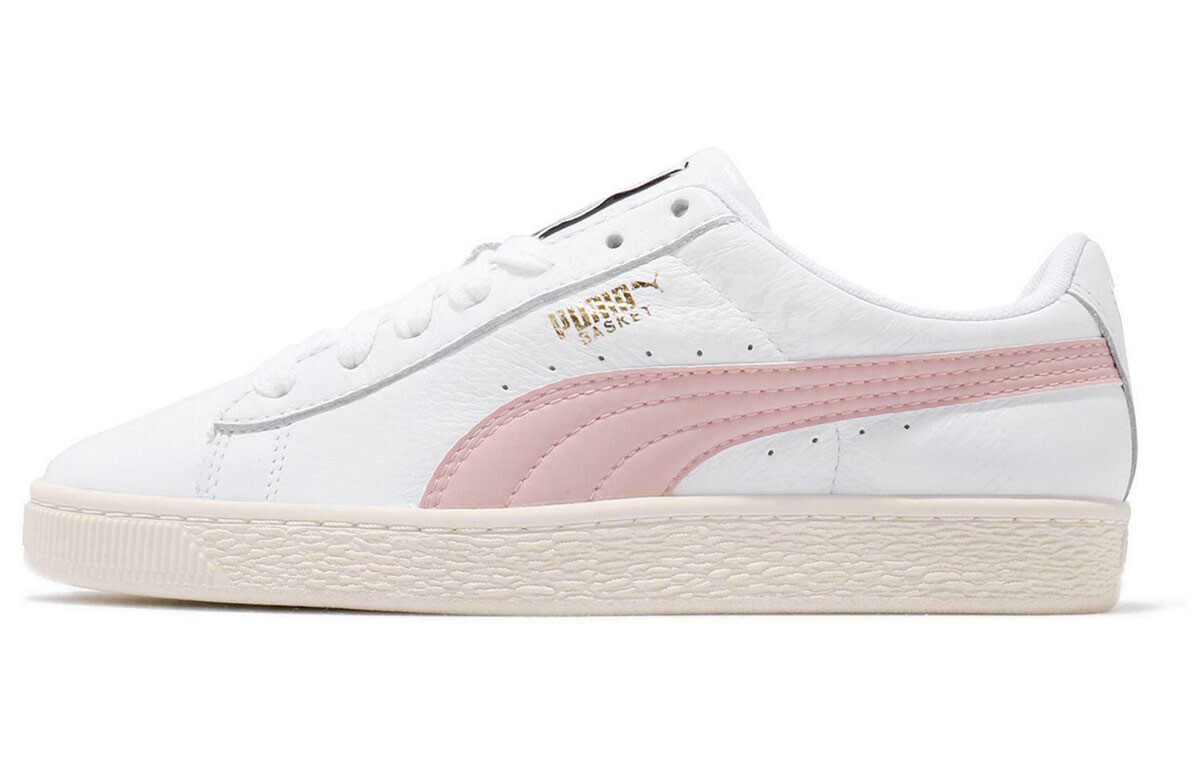 

Бело-розовые кроссовки Puma Basket Classic LFS Wmns