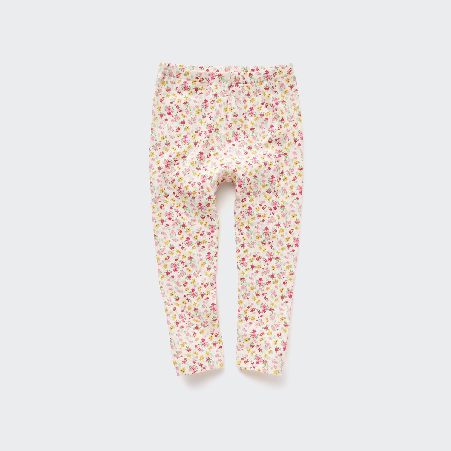 

Леггинсы UNIQLO в рубчик стандартного кроя, белый