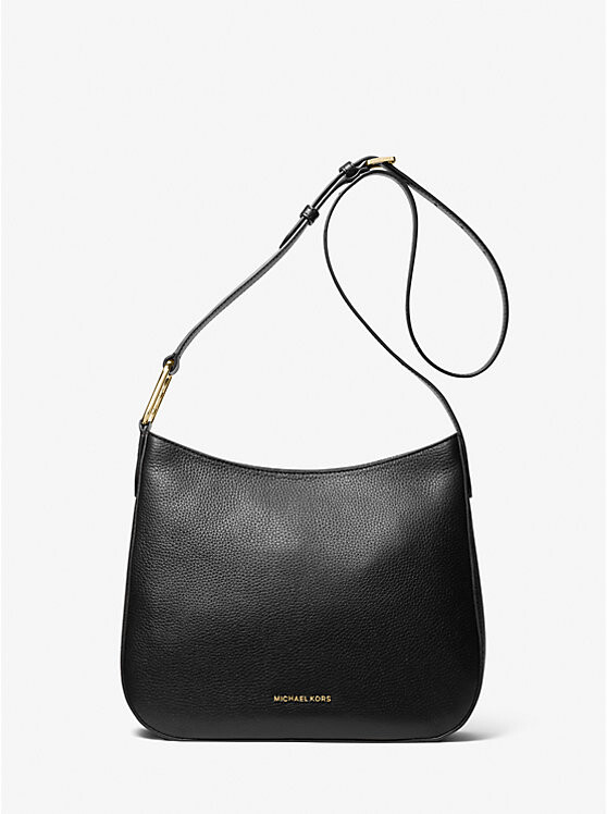 

Большая сумка через плечо Kensington из шагреневой кожи Michael Kors, черный