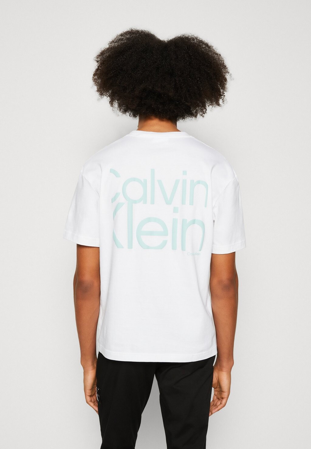 

Футболка с принтом Calvin Klein, белый