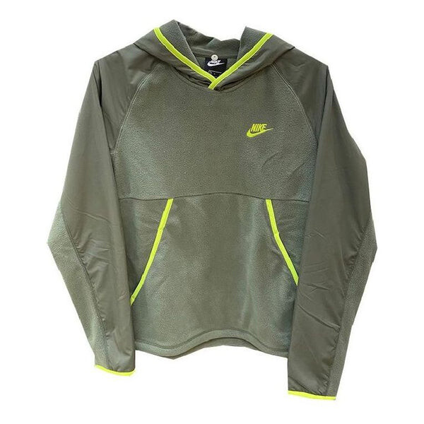 

Толстовка Men's Nike Logo Printing Hooded Windproof Long Sleeves Green, Зеленый