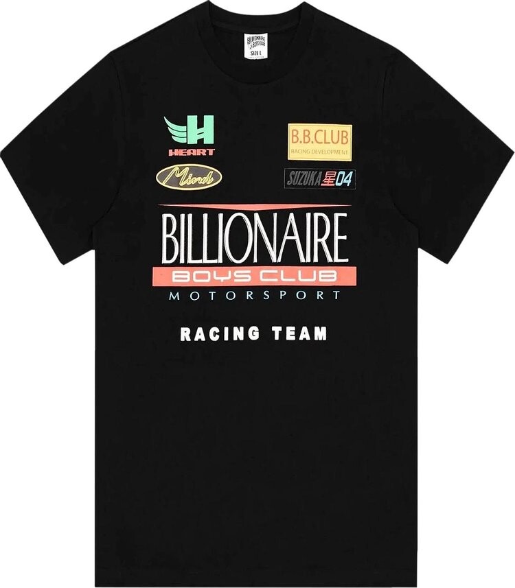 

Футболка Billionaire Boys Club Racing Team T-Shirt 'Black', черный