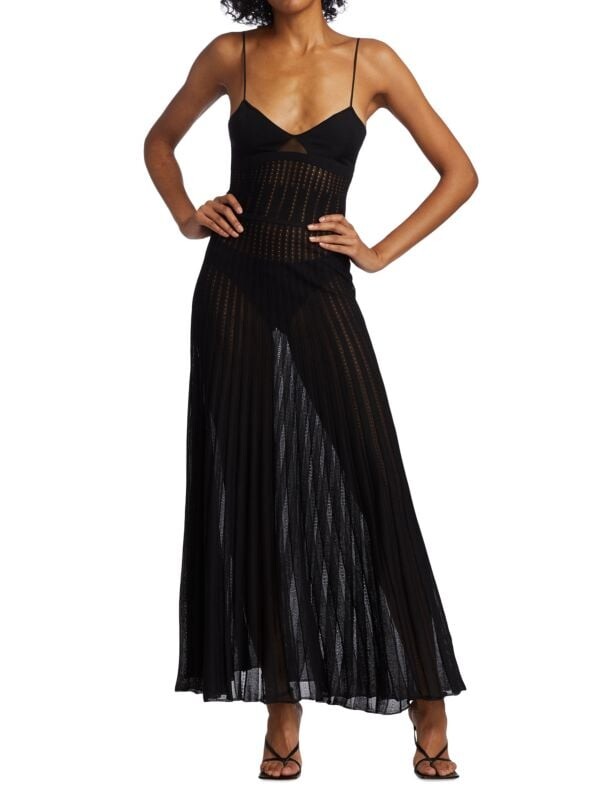 

Платье Трикотажное Jason Wu с пуантелями, черный