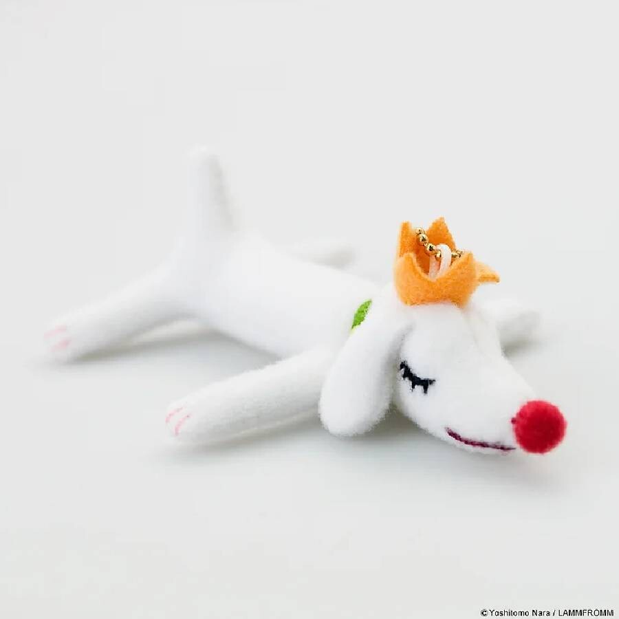 

Плюшевая фигурка Yoshitomo Nara Walk On Pup King Plush, белый