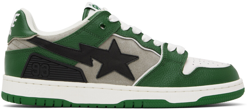 

Зеленые кроссовки SK8 Sta #1 BAPE