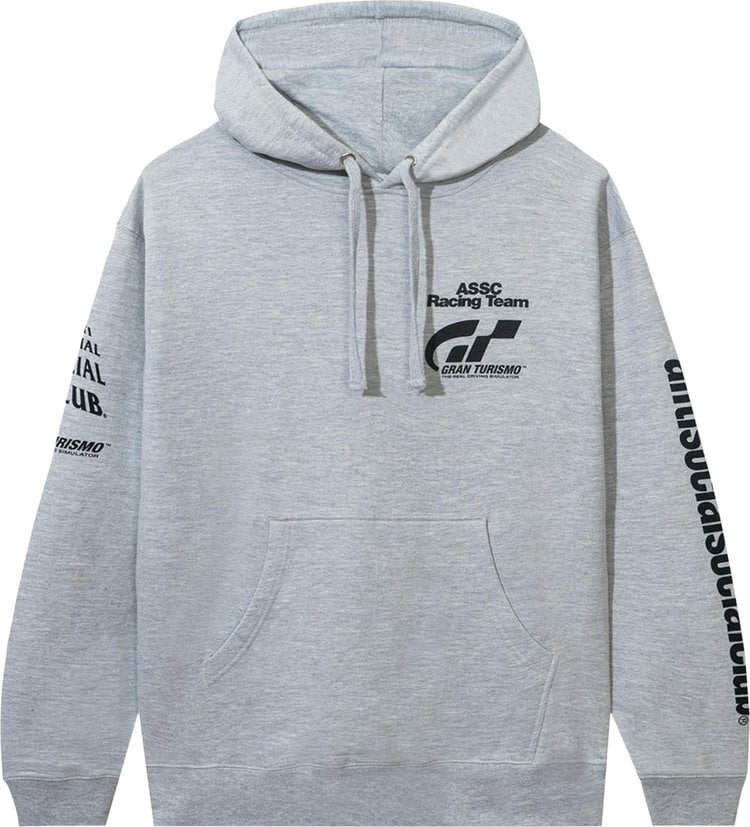 Худи Anti Social Social Club x Gran Turismo Hoodie 'Grey', серый - фото