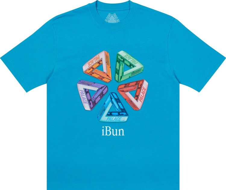 

Футболка Palace Ich Bun T-Shirt 'Petrol Blue', синий