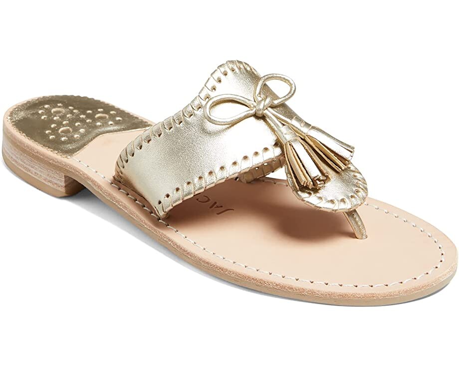 

Сандалии Jacks Flat Tassel Bow Sandal Jack Rogers, платина