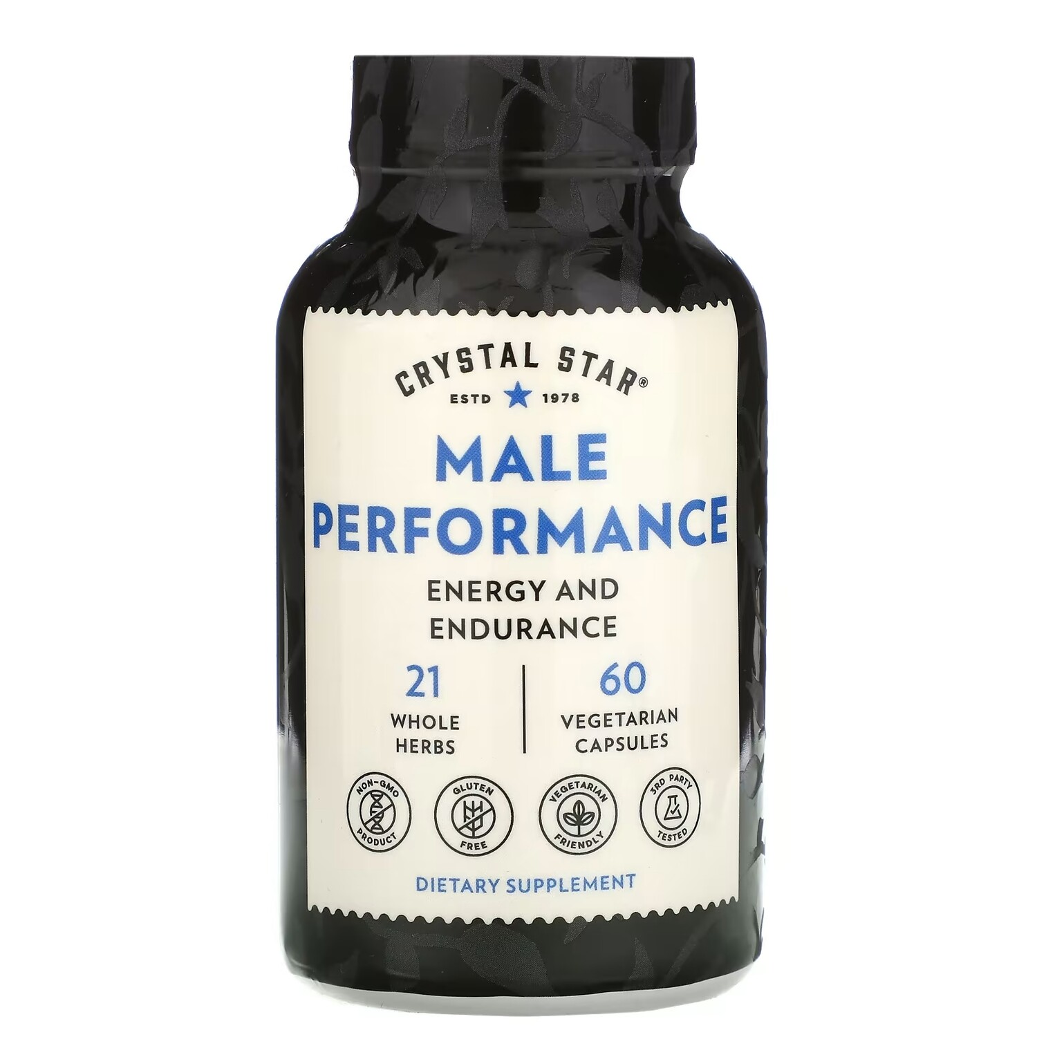 

Пищевая Добавка Crystal Star Male Performance, 60 растительных капсул