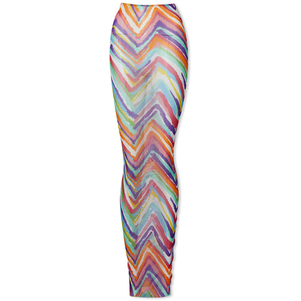 

Прозрачная юбка с шевроном Missoni
