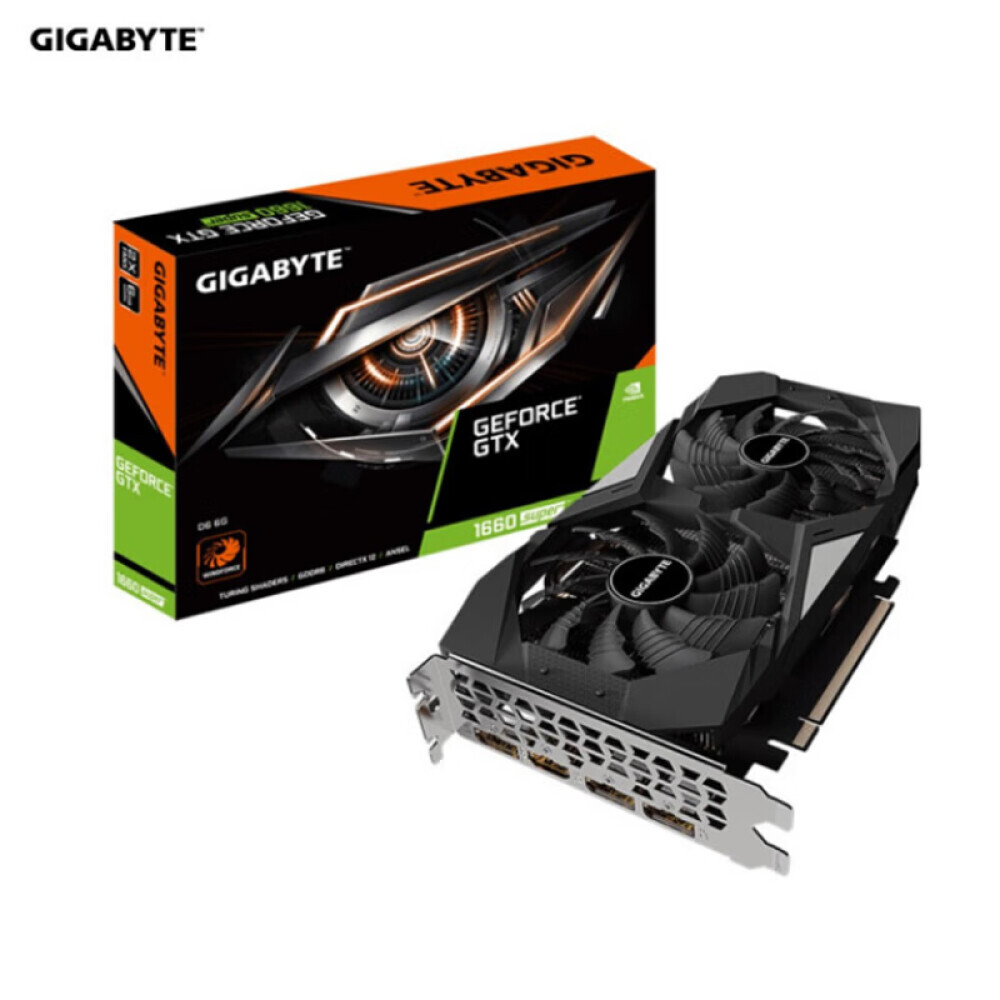 

Видеокарта дискретная Gigabyte GeForce GTX 1660 SUPER GDDR6 6GB