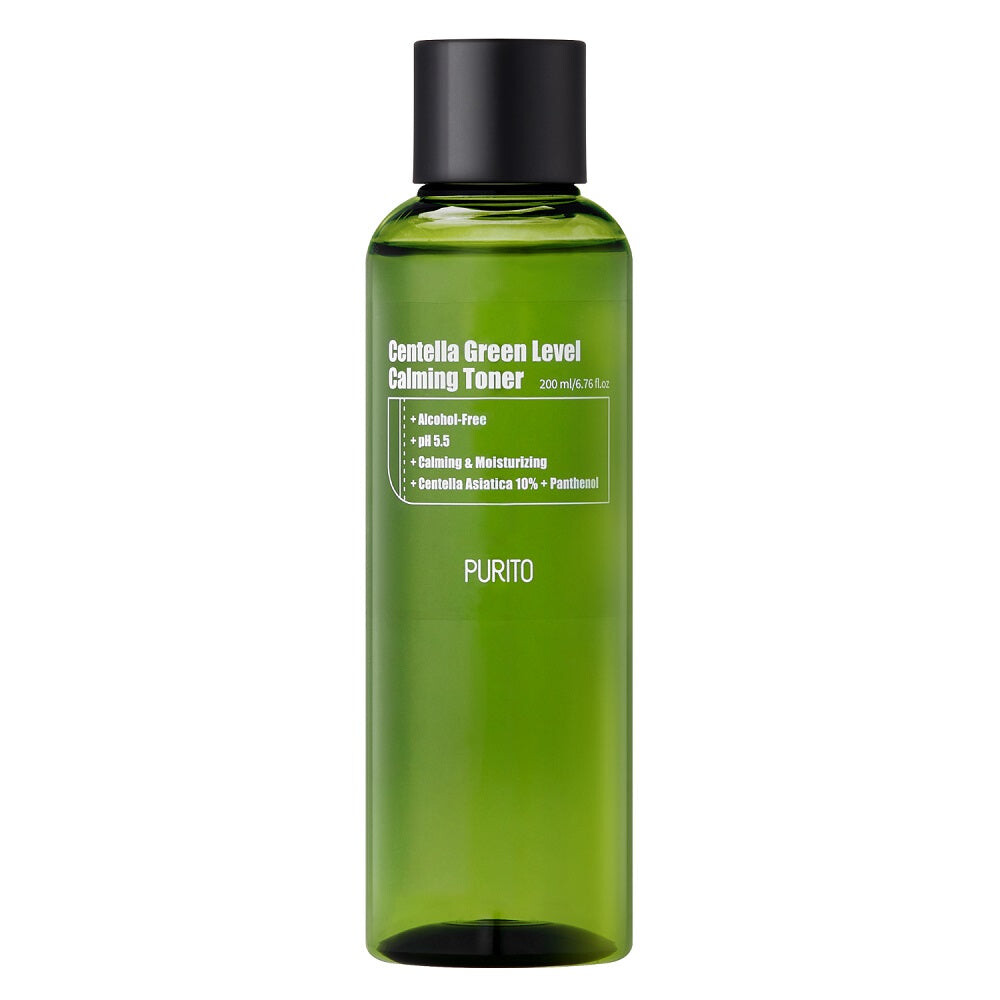 

PURITO Centella Green Level Calming Toner успокаивающий тоник с экстрактом азиатского щитолистника 200мл
