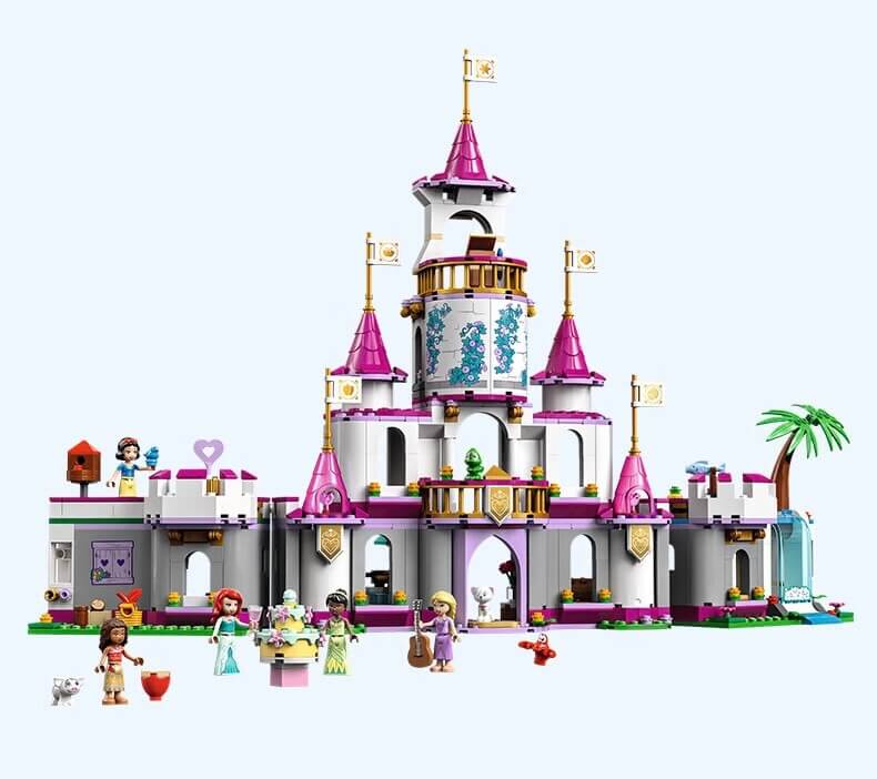 Конструктор Lego Disney Baiqu Adventure Castle, 698 деталей игровой набор волшебный замок сюрприз принцессы белль disney mattel
