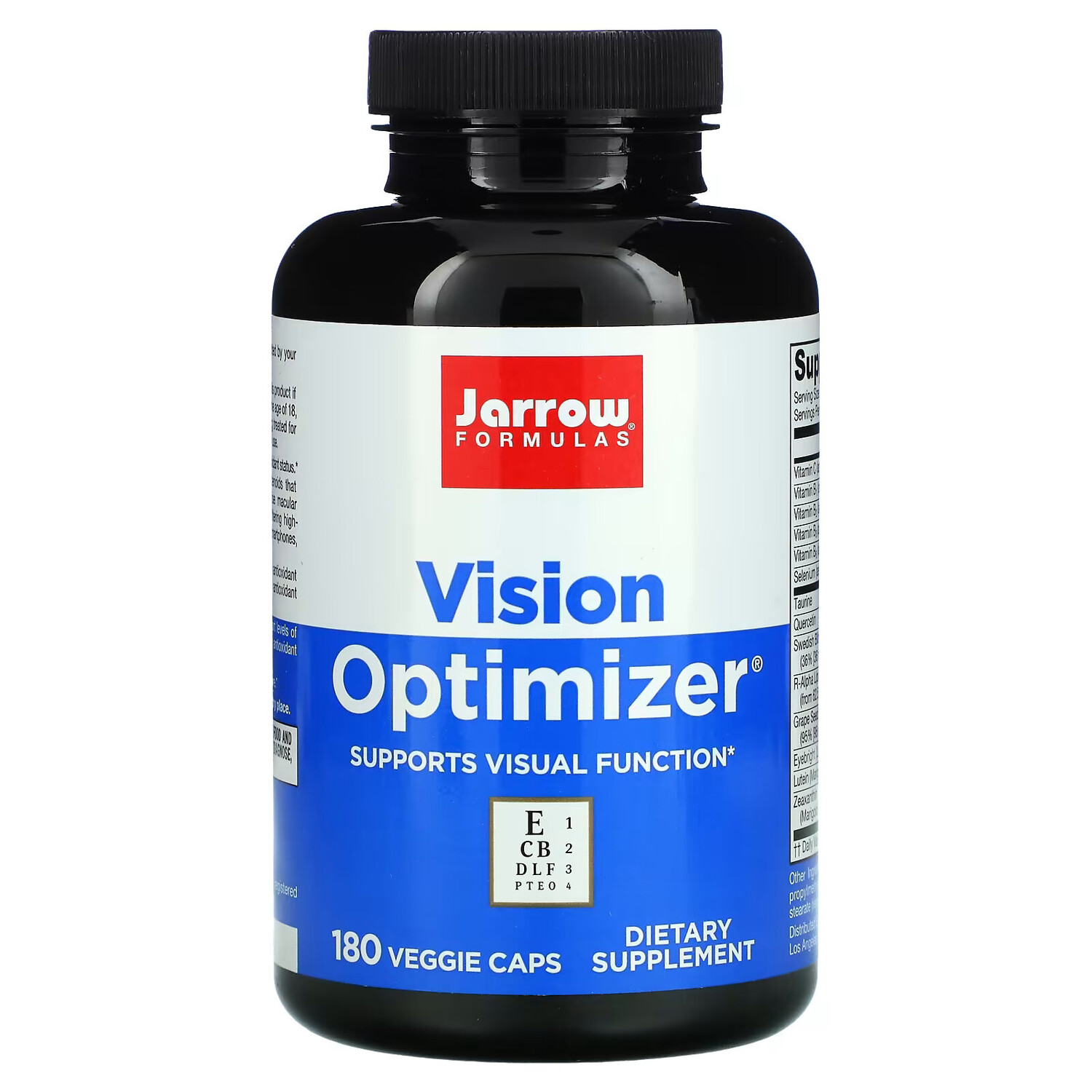 

Jarrow Formulas, Vision Optimizer, добавка для зрения, 180 растительных капсул