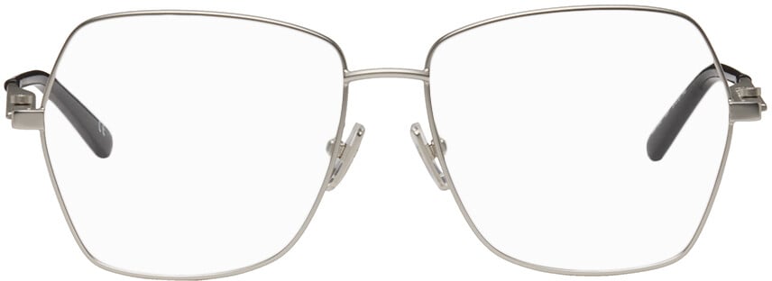 

Серебряные матовые очки Balenciaga