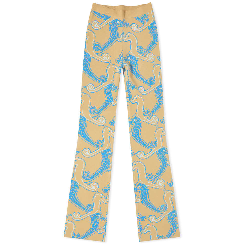 

Брюки Samsøe Samsøe Knitted Seahorse Trousers, Коричневый