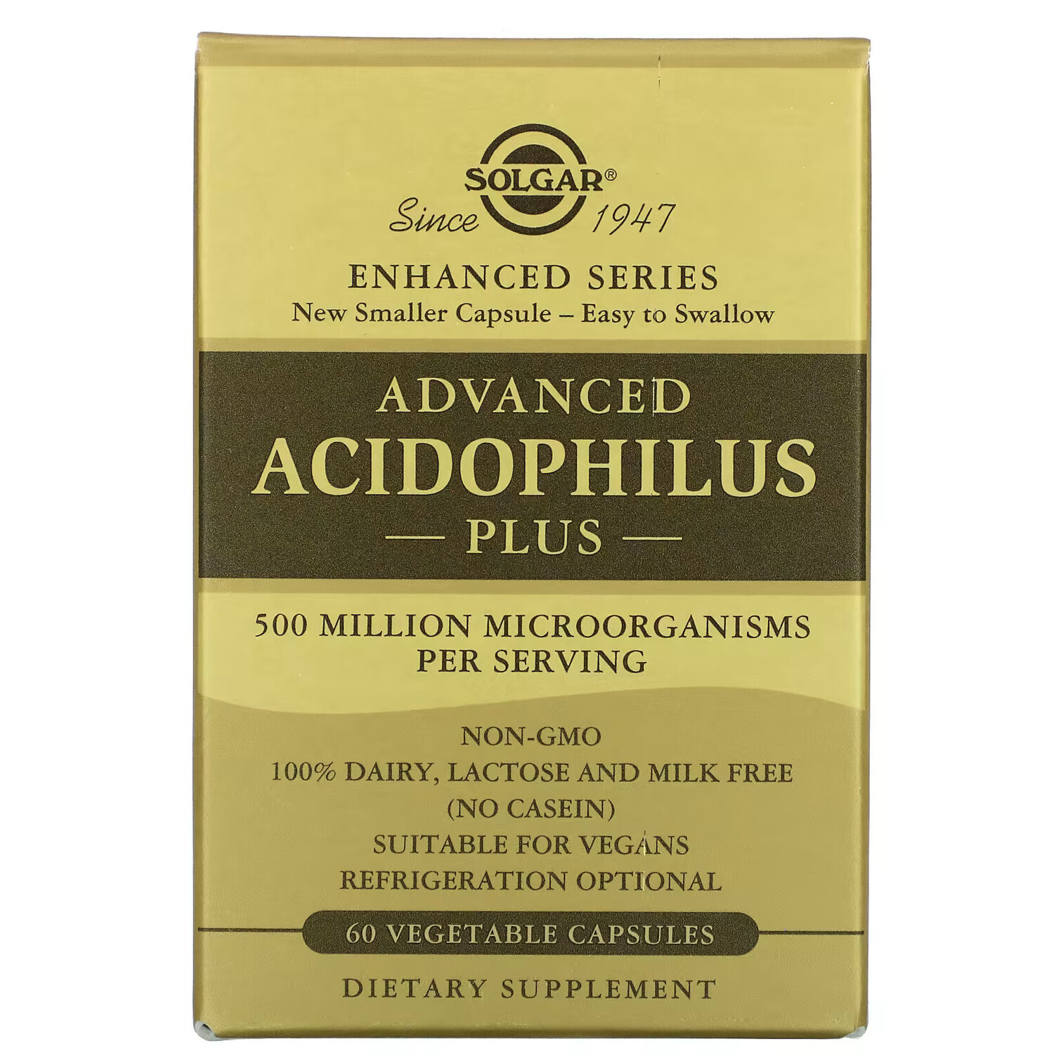 

Solgar, Advanced Acidophilus Plus, 60 растительных капсул