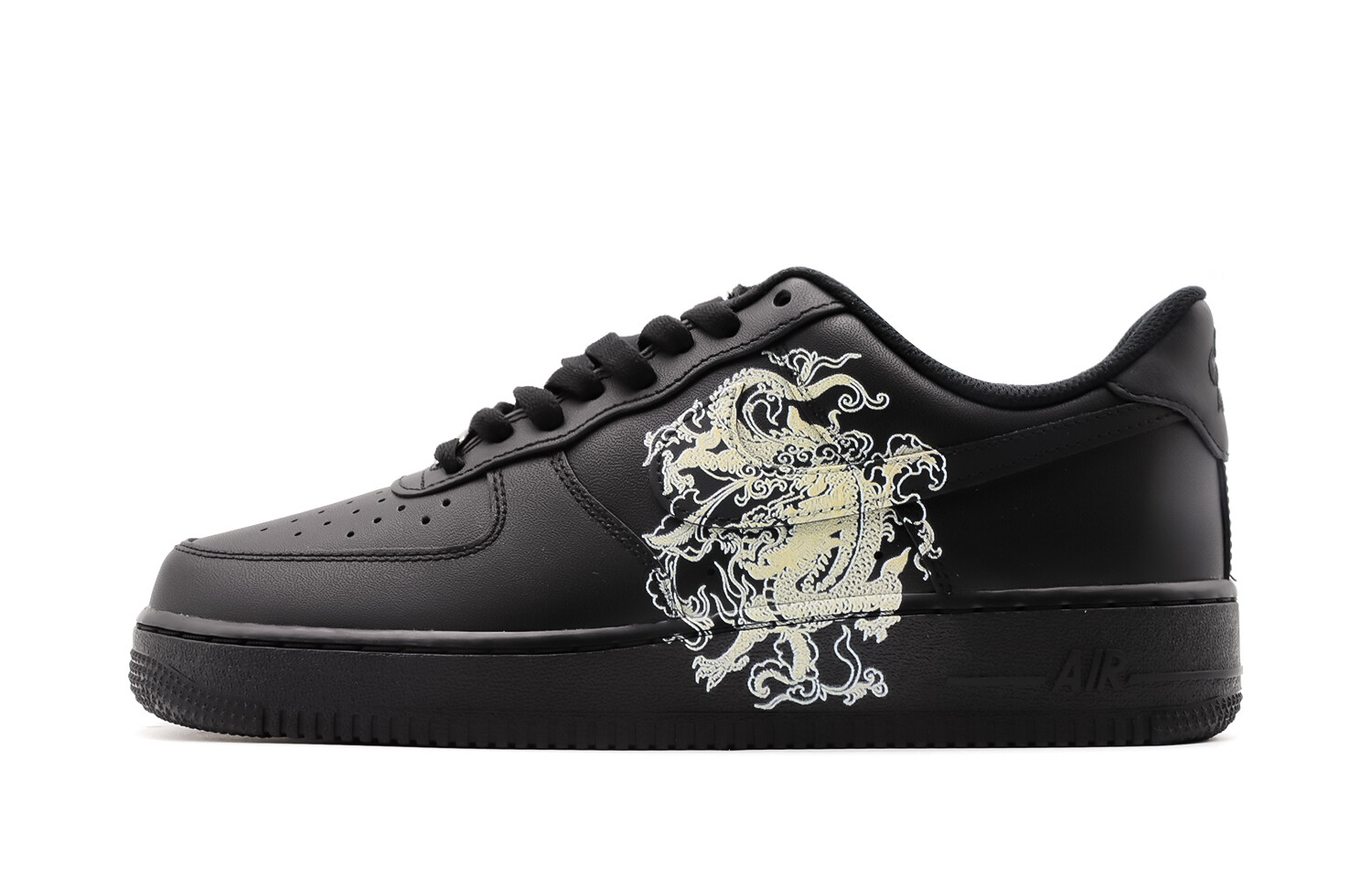 

Обувь для скейтбординга Nike Air Force 1 унисекс, Black/Gold